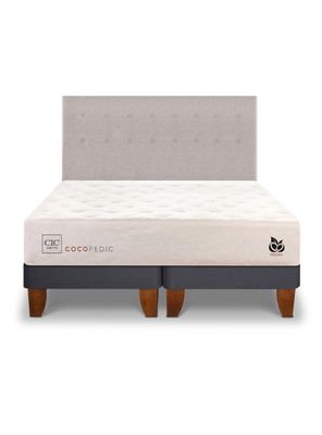 Cama Europea Cocopedic King + Respaldo Tigris