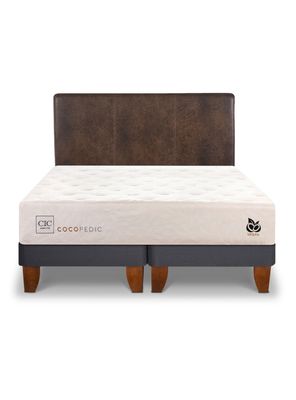 Cama Europea Cocopedic King + Respaldo Baker