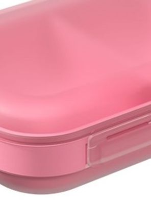 Imagen 2 del producto Lonchera Hermética Rosa Translucido