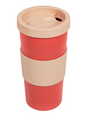 Vaso Mug para Café 500 ml Nutri Coral/Rosa Blush