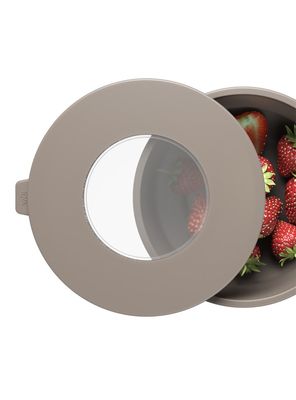 Imagen 2 del producto Juego 3 Potes Redondos con Tapa Gris