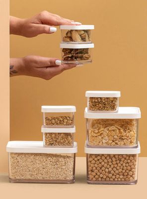 Imagen 2 del producto Pote Grande 1 Litro Clear Blanco