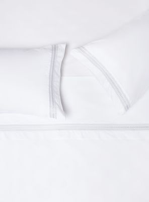 Imagen 2 del producto Sábanas 2 Plazas 200 Hilos Borde Plata