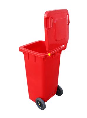 Imagen 2 del producto Basurero 120 lt Rojo Talbot