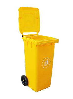 Imagen 2 del producto Basurero 240 lt Amarillo Talbot