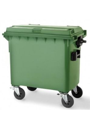 Basurero 1100 lt Verde Talbot