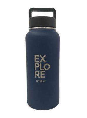 Botella de Agua Metálica National Geo