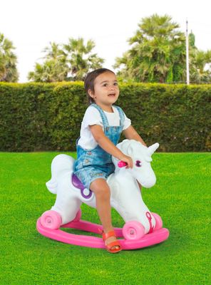 Imagen 2 del producto Unicornio Mecedor con Ruedas