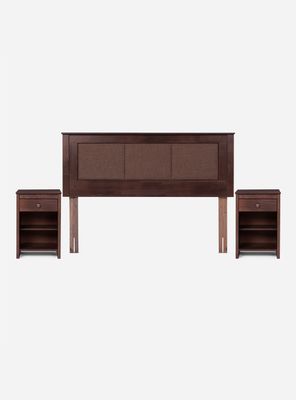 Set Muebles Rachel 2 Plazas Chocolate