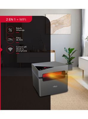 Imagen 2 del producto Estufa Infrarroja Thor Silver 1500 Wifi