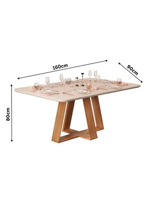 Imagen 2 del producto Juego de Comedor Celeste + 6 Sillas