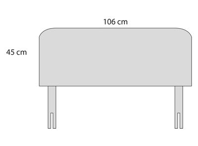 Imagen 2 del producto Respaldo Córdoba 1.5 Plazas
