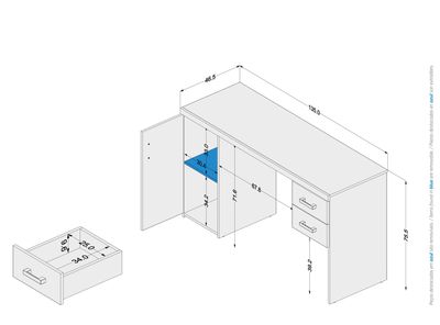 Imagen 2 del producto Kit Escritorio Navor Blanco