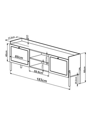Imagen 2 del producto Rack TV 65"" Ratán