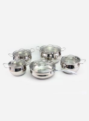 Batería Cocina 10 Piezas Acero