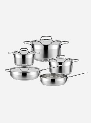 Batería Cocina 9 Piezas Acero