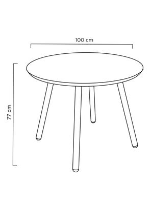 Imagen 2 del producto Mesa Medular de Comedor Aula Redonda