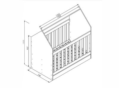 Imagen 2 del producto Cuna Kidscool Casita Montessori