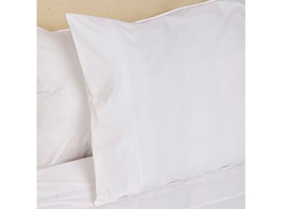 Set 2 Fundas Almohada 50 x 70 cm Blanco