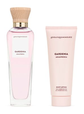Set Perfume Adolfo Domínguez Agua Fresca Gardenia EDT 120ml + Body Lotion 75ml