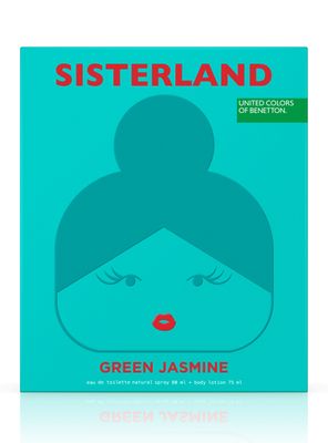 Imagen 2 del producto Set Perfume Benetton Sisterland Green Jasmine EDT Mujer 80 ml + Body Lotion 75 ml