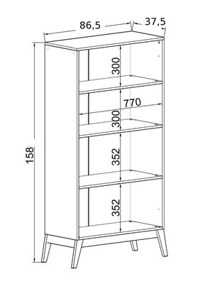 Imagen 2 del producto Vitrina Amber 2 Puertas