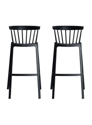 Imagen 2 del producto Set 2 Pisos Bar Parma Negro