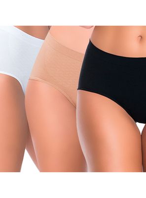 Pack Intime 3 Calzones Diseño Liso Intime