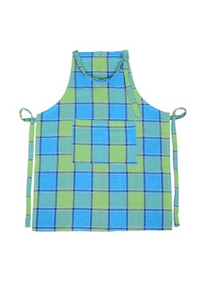 Imagen 1 del producto Set Kadar 2 Delantales de Cocina Cuadros Celestes