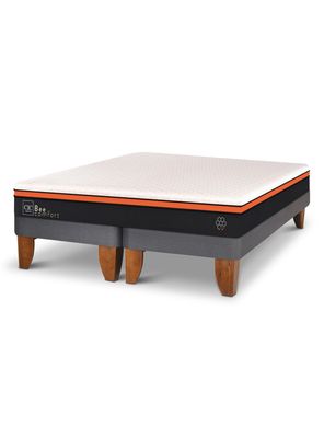 Cama Europea Bee Comfort 2 Plazas Base Dividida
