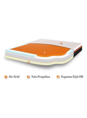 Imagen 2 del producto Cama Europea Bee Comfort King + Veladores Milán