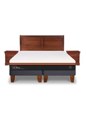 Imagen 2 del producto Cama Europea Bee Comfort 2 Plazas Base Dividida + Set Muebles Miro