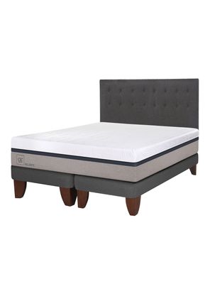 Imagen 1 del producto Cama Europea Balance King Base Dividida + Respaldo Eufrates