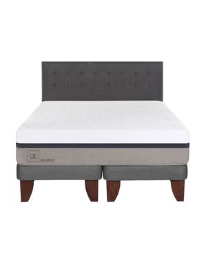 Imagen 2 del producto Cama Europea Balance King Base Dividida + Respaldo Eufrates