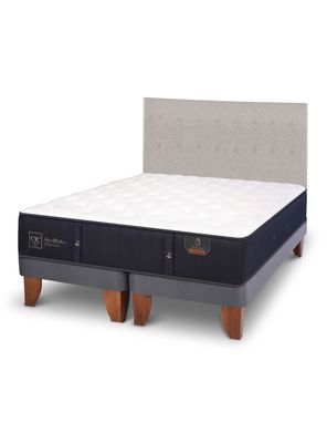 Cama Europea Premium King + Respaldo Tigris