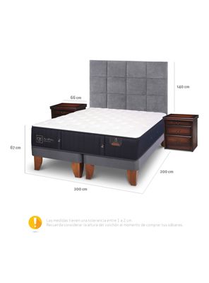 Imagen 2 del producto Cama Europea Premium Super King + Muebles Tamesis
