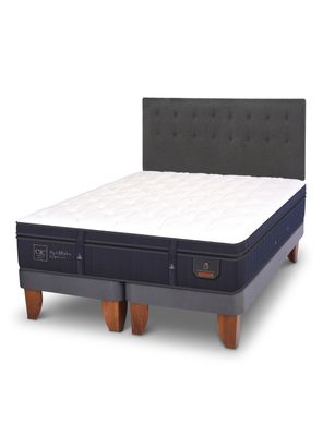 Cama Europea Super Premium King + Respaldo Eufrates