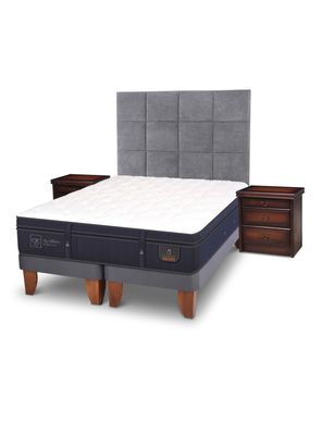 Cama Europea Super Premium Super King + Muebles Tamesis