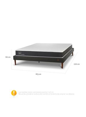 Imagen 2 del producto Cama Europea Curve New Ortopedic 2 Plazas