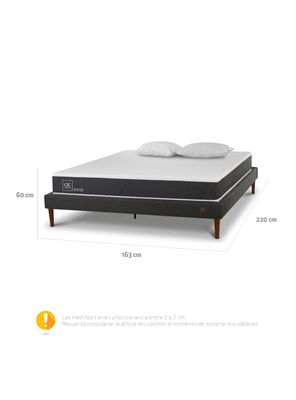 Imagen 2 del producto Cama Europea Curve New Ortopedic 2 Plazas Almohada