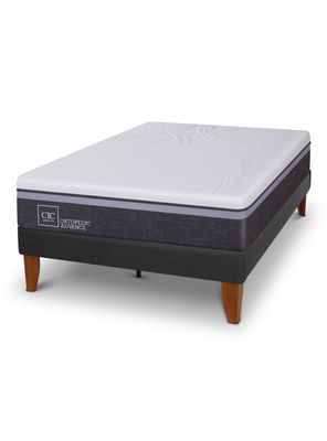 Cama Europea Curve Ortopedic Advance 1.5 Plazas