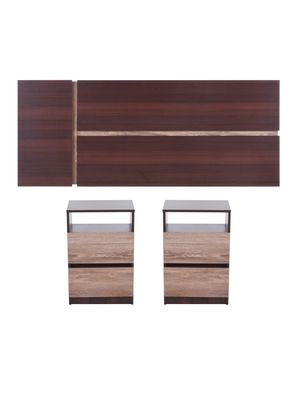 Set 2 Veladores + 1 Respaldo King Enio