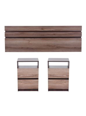 Set 2 Veladores + 1 Respaldo 2 Plazas Ares