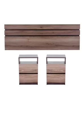 Set 2 Veladores + 1 Respaldo King Ares