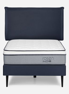 Imagen 2 del producto Cama Europea Indie 1 Plaza + Respaldo Maurice