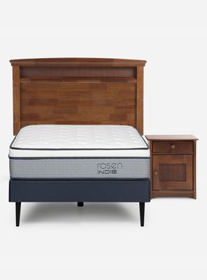 Imagen 2 del producto Cama Europea Indie 1 Plaza + Set Muebles Veneto