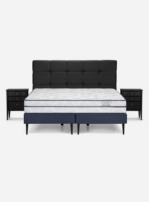 Imagen 2 del producto Cama Europea Autonomy 2 Plazas Base Dividida + Set Muebles