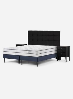 Cama Europea Autonomy King + Set Muebles