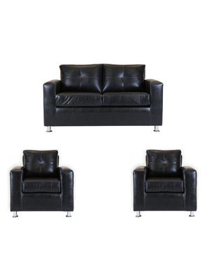 Juego Living George PU 2C + Sillones