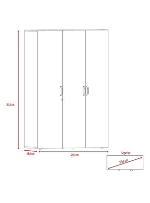 Imagen 2 del producto Clóset Roko Milan Blanco 3 Puertas + 1 Cajón